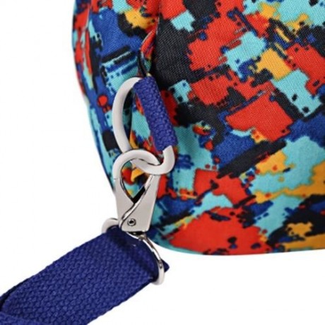 JINQIAOER CASUAL CONVERTIBLE CANVAS BACKPACK FOR WOMEN (COLORFUL)