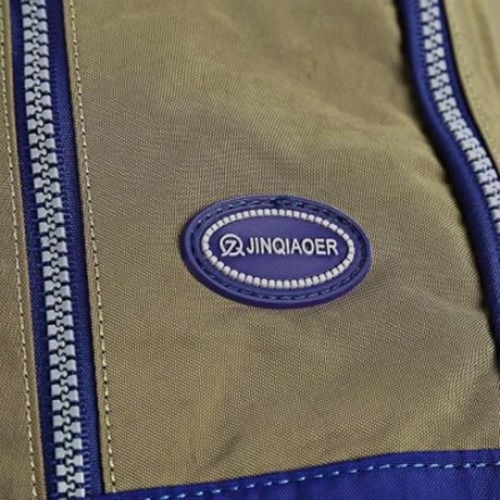 JINQIAOER TRENDY ZIP AROUND PRINTED BACKPACK FOR WOMEN (KHAKI)