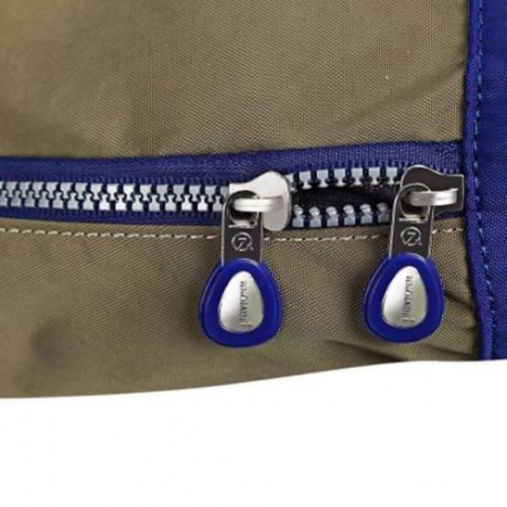 JINQIAOER TRENDY ZIP AROUND PRINTED BACKPACK FOR WOMEN (KHAKI)