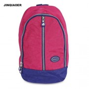 JINQIAOER TRENDY ZIP AROUND PRINTED BACKPACK FOR WOMEN (ROSE MADDER)