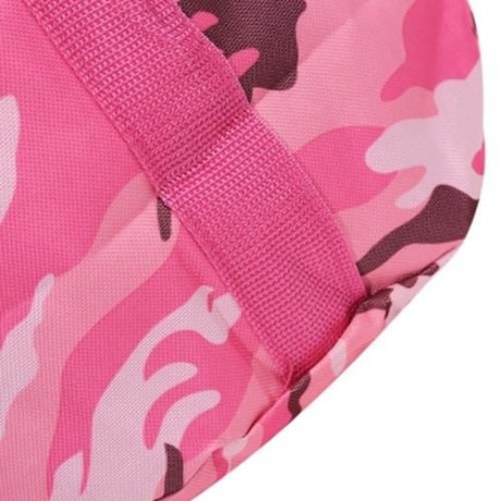 OUTDOOR PORTABLE LIGHTWEIGHT WASH BASIN FOLDING BAG (ROSE RED)