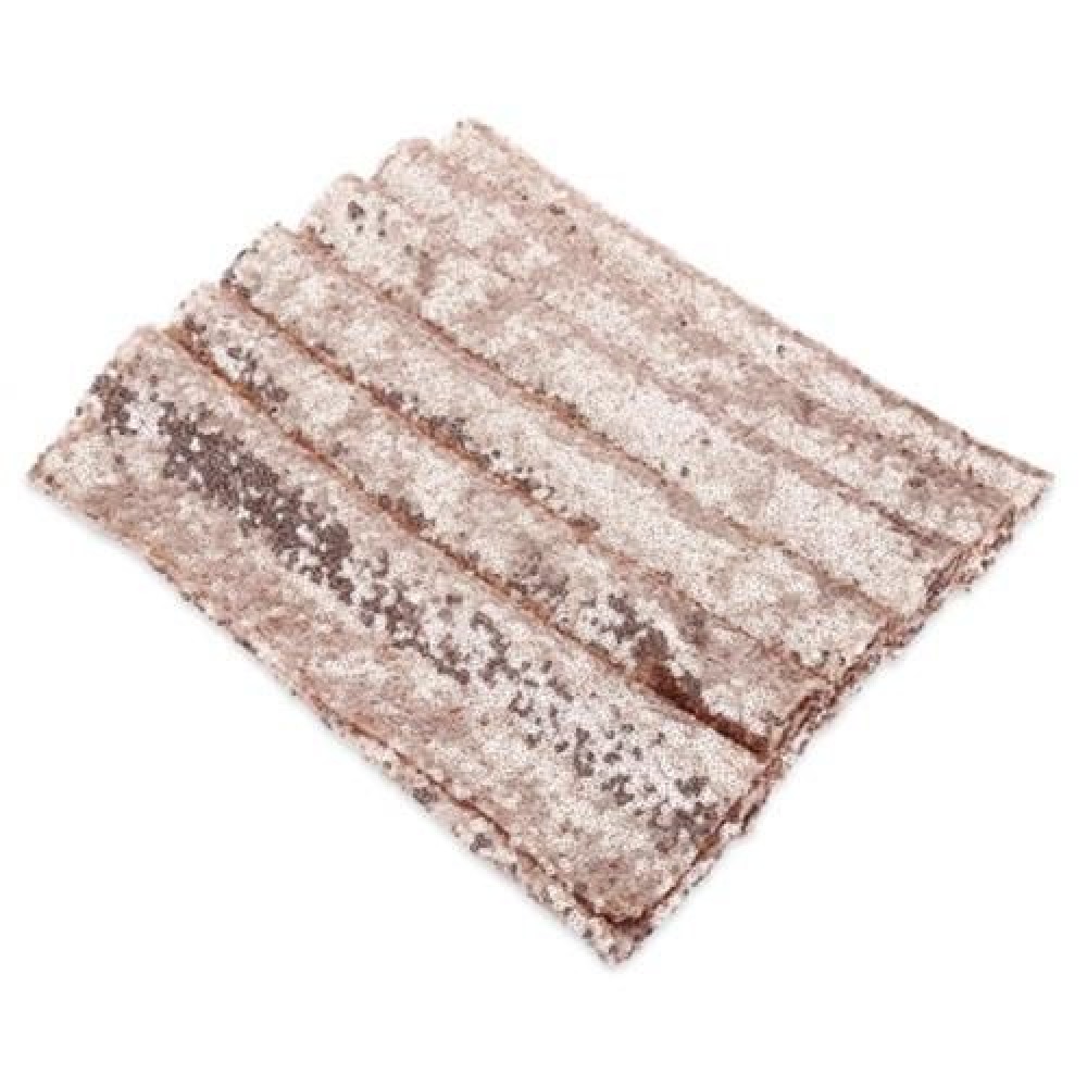 275 X 30CM GLITZ SEQUIN TABLE RUNNER FOR WEDDING PARTY (CHAMPAGNE)