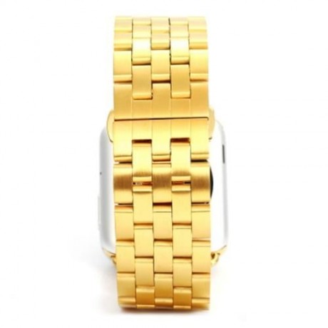 STAINLESS STEEL STRAP FOR IWATCH SERIES 1 / 2 42MM MODEL (GOLDEN)