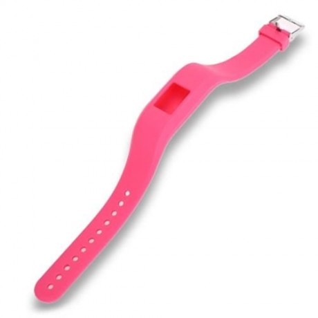 16MM SILICONE BAND FOR GARMIN VIVOFIT3 SPORTS BRACELET (PINK)