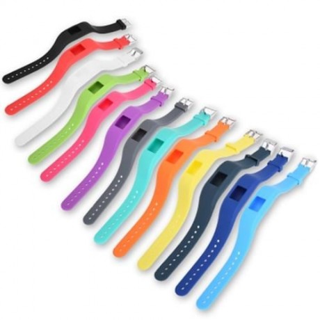 16MM SILICONE BAND FOR GARMIN VIVOFIT3 SPORTS BRACELET (PINK)