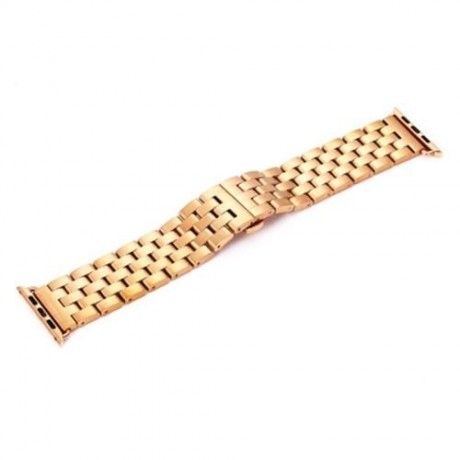 STAINLESS STEEL STRAP FOR IWATCH SERIES 1 / 2 42MM MODEL (ROSE GOLD)