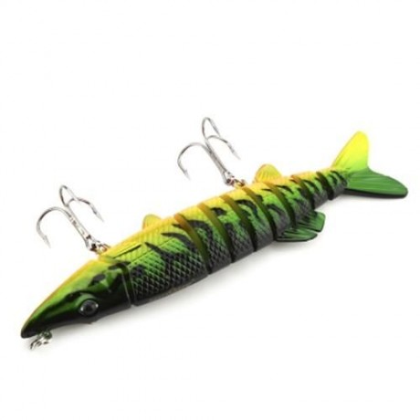 PROBEROS OUTDOOR ARTIFICIAL 9 SECTIONS PIKE FISHING LURE (COLORMIX)