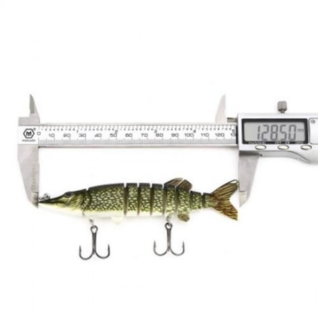 PROBEROS OUTDOOR ARTIFICIAL 9 SECTIONS PIKE FISHING LURE (COLORMIX)