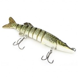 PROBEROS OUTDOOR ARTIFICIAL 9 SECTIONS PIKE FISHING LURE (COLORMIX)