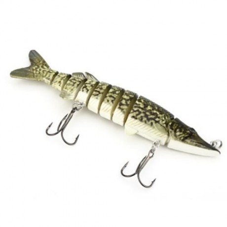 PROBEROS OUTDOOR ARTIFICIAL 9 SECTIONS PIKE FISHING LURE (COLORMIX)