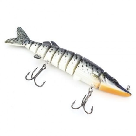 PROBEROS OUTDOOR ARTIFICIAL 9 SECTIONS PIKE FISHING LURE (COLORMIX)