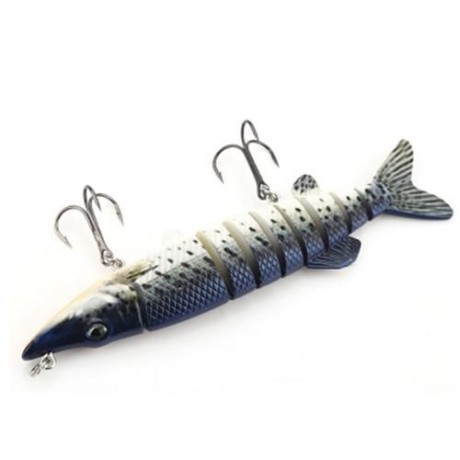 PROBEROS OUTDOOR ARTIFICIAL 9 SECTIONS PIKE FISHING LURE (COLORMIX)