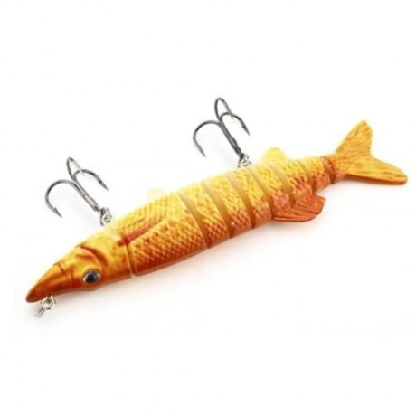PROBEROS OUTDOOR ARTIFICIAL 9 SECTIONS PIKE FISHING LURE (COLORMIX)