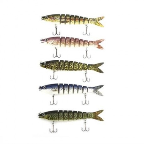 PROBEROS OUTDOOR ARTIFICIAL SECTIONS EEL FISHING LURE (COLORMIX)