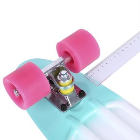 22 INCH COLORFUL FOUR-WHEEL STREET LONG PLASTIC FISH SKATEBOARD (COLORMIX)