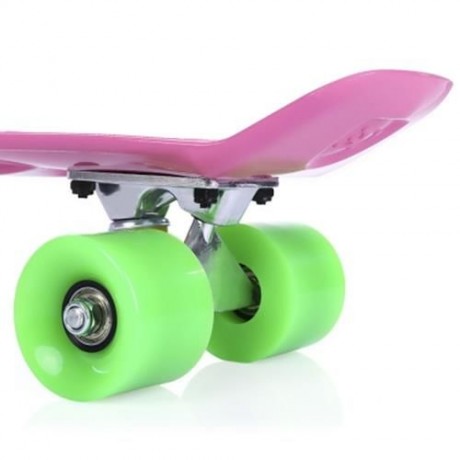 22 INCH COLORFUL FOUR-WHEEL STREET LONG PLASTIC FISH SKATEBOARD (COLORMIX)