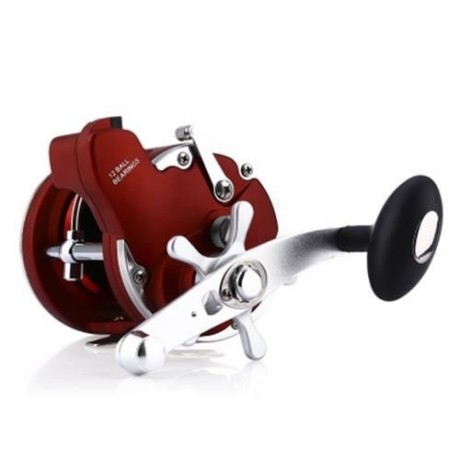 YUMOSHI 12 BEARINGS FISHING REEL WITH ELECTRIC DEPTH COUNTING MULTIPLIER (COLORMIX)