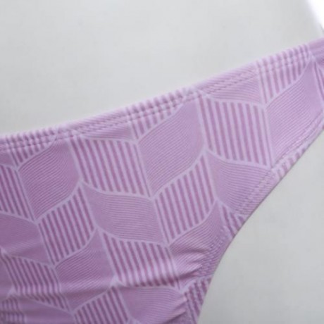 SEPARATED NECK HANGING BACKLESS SEXY ADJUSTABLE FRONT CHEST STRAP BIKINI SWIMWEAR SET (COL