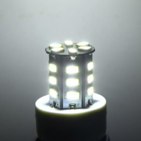 5W E14 SMD 5730 24-LEDS ADJUSTABLE BRIGHTNESS LED CORN BULB (WHITE LIGHT 220V) (COOL WHITE
