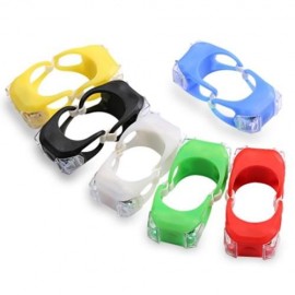 2PCS BIKE REAR LIGHT LED TAILLIGHT SAFETY WARNING LAMP (ROYAL BLUE)