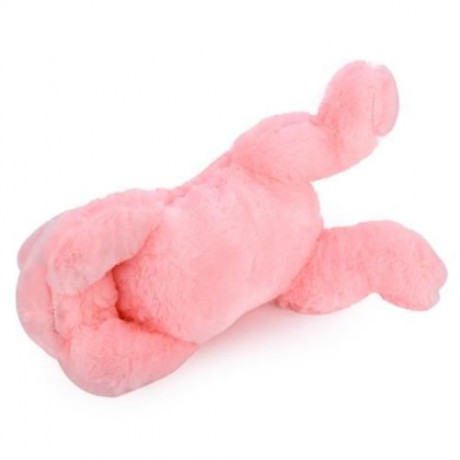 STUFFED CUTE FLASHING DOG PLUSH DOLL TOY GIFT FOR BABY (PINK)