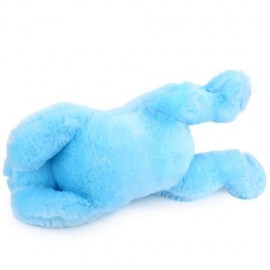 STUFFED CUTE FLASHING DOG PLUSH DOLL TOY GIFT FOR BABY (BLUE)