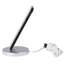 HOCO P5 8 PIN CHARGER DESKTOP CHARGING SYNC DOCK FOR IPHONE (SILVER)