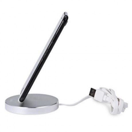 HOCO P5 8 PIN CHARGER DESKTOP CHARGING SYNC DOCK FOR IPHONE (SILVER)