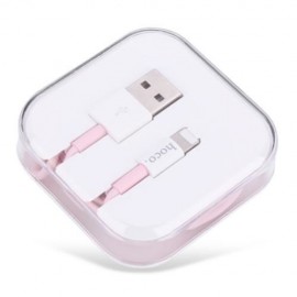 HOCO X8 ORIGINAL SERIES 8 PIN CHARGE DATA TRANSFER CABLE 1M (PINK)