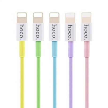 HOCO X8 ORIGINAL SERIES 8 PIN CHARGE DATA TRANSFER CABLE 1M (PINK)