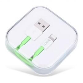 HOCO X8 ORIGINAL SERIES 8 PIN CHARGE DATA TRANSFER CABLE 1M (GREEN)