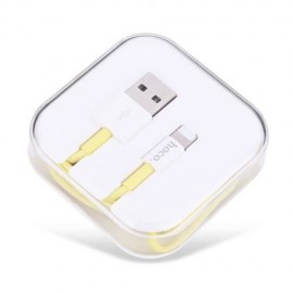 HOCO X8 ORIGINAL SERIES 8 PIN CHARGE DATA TRANSFER CABLE 1M (YELLOW)
