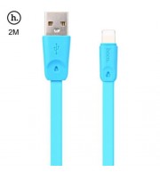 HOCO X9 8 PIN NOODLE CHARGE DATA TRANSFER CABLE 2M (BLUE)
