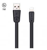 HOCO X9 8 PIN NOODLE CHARGE DATA TRANSFER CABLE 1M (BLACK)