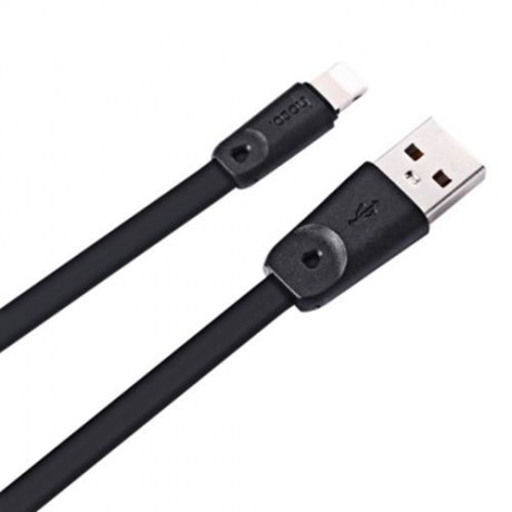 HOCO X9 8 PIN NOODLE CHARGE DATA TRANSFER CABLE 1M (BLACK)
