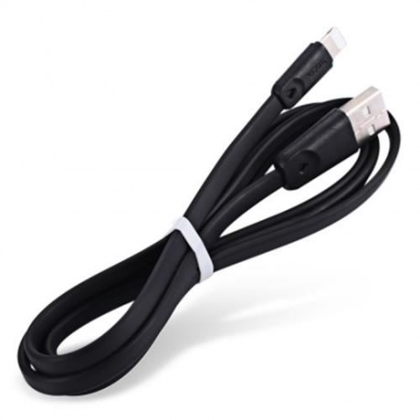HOCO X9 8 PIN NOODLE CHARGE DATA TRANSFER CABLE 1M (BLACK)