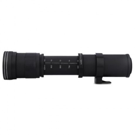 420 - 800MM F/8.3 - 16 SUPER TELEPHOTO MANUAL ZOOM LENS WITH ADAPTER FOR CANON EOS EF CAME