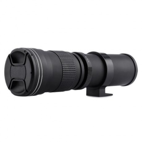420 - 800MM F/8.3 - 16 SUPER TELEPHOTO MANUAL ZOOM LENS WITH ADAPTER FOR CANON EOS EF CAME