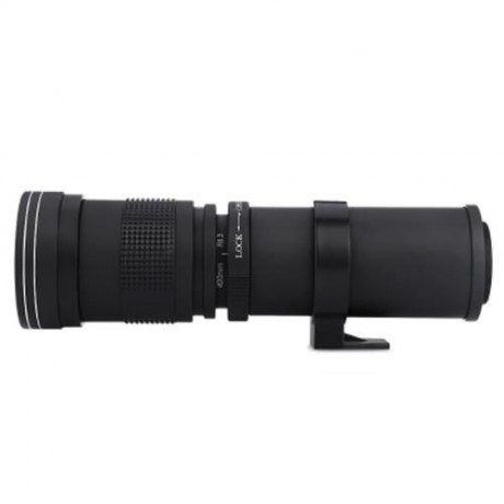 420 - 800MM F/8.3 - 16 SUPER TELEPHOTO MANUAL ZOOM LENS WITH ADAPTER FOR CANON EOS EF CAME