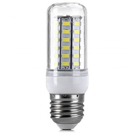 E27 7W 1400LM 48 X SMD-5730 220 - 240V LEDS HOME USE LED WHITE CORN LIGHT (COOL WHITE)