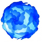 YOUOKLIGHT YK2240 12PCS PETALOID IQ LAMPSHADE (BLUE)