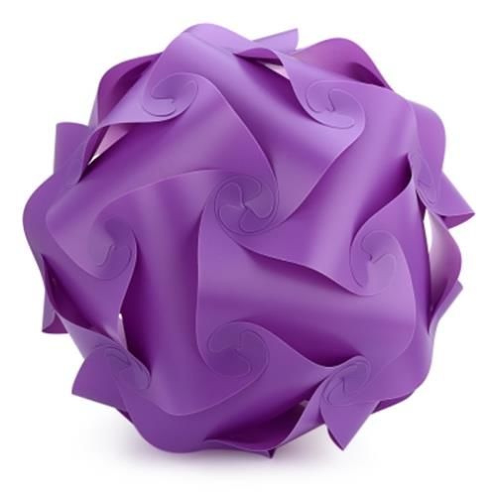 YOUOKLIGHT 30PCS IQ LAMPSHADE WITH CREATIVE DESIGN (PURPLE)