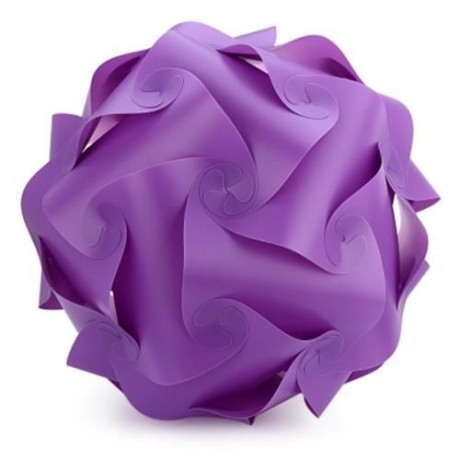 YOUOKLIGHT 30PCS IQ LAMPSHADE WITH CREATIVE DESIGN (PURPLE)
