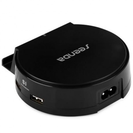 SEENDA ICH-S04 25W ROUND 4 PORTS USB TABLE CHARGER WITH STAND FOR IPHONE ANDROID SMART PHO