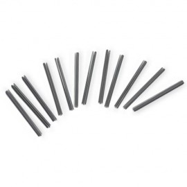 12PCS WHEEL RIM REFLECTION WARNING LIGHT TUBE (SILVER)