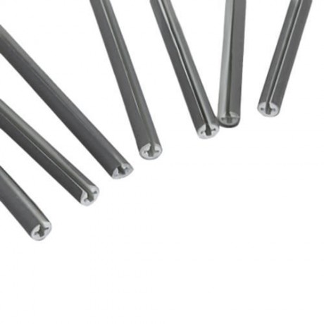 12PCS WHEEL RIM REFLECTION WARNING LIGHT TUBE (SILVER)