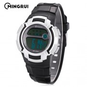 MINGRUI MR - 8565112 KIDS LED DIGITAL WATCH ALARM CALENDAR CHRONOGRAPH 3ATM WRISTWATCH (BL