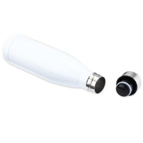 500ML COLA STYLE STAINLESS STEEL CHILDREN ADULTS WATER BOTTLE (WHITE)