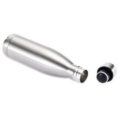 500ML COLA STYLE STAINLESS STEEL CHILDREN ADULTS WATER BOTTLE (SILVER)