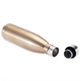 500ML COLA STYLE STAINLESS STEEL CHILDREN ADULTS WATER BOTTLE (GOLDEN)